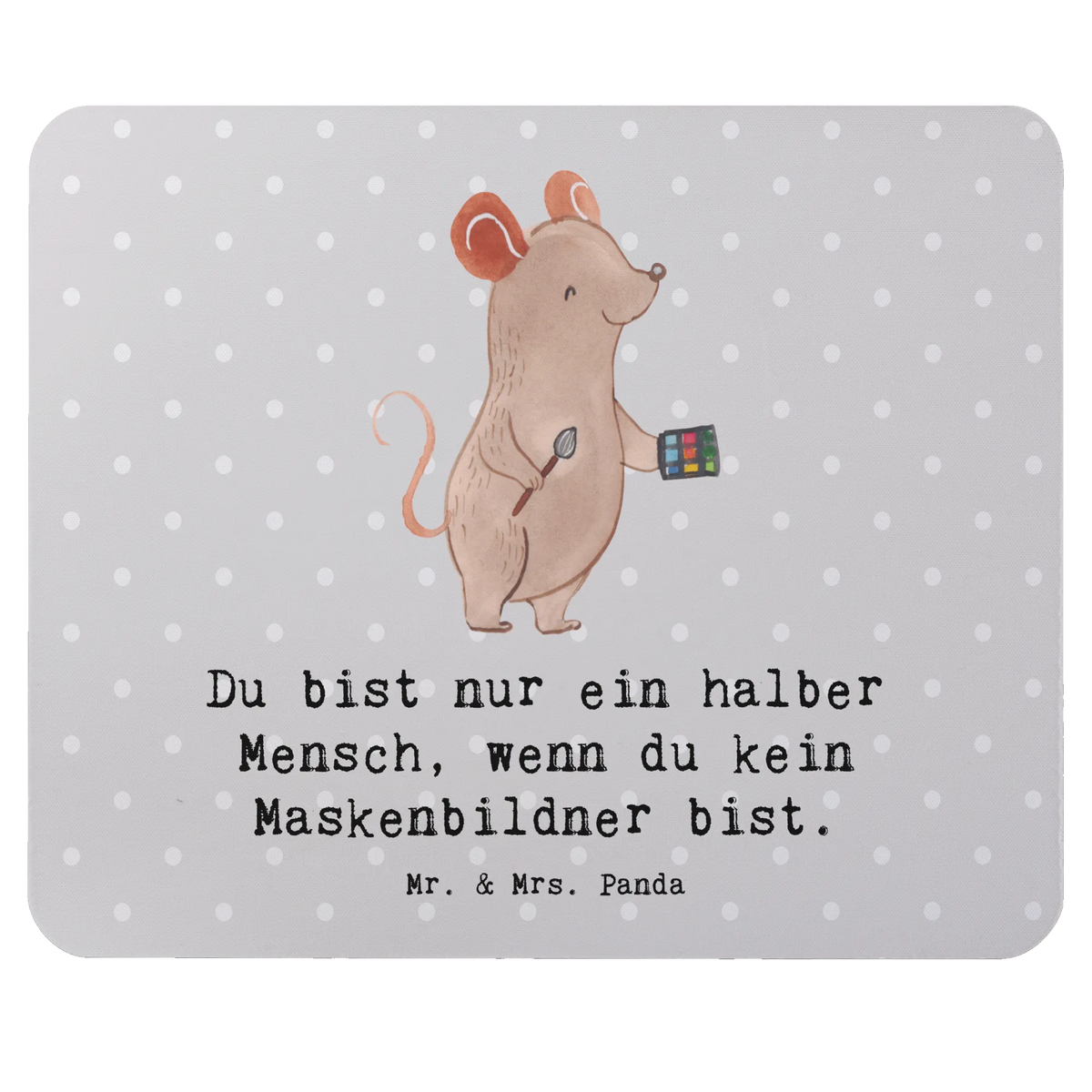 Mouse mat Makeup Artist Heart gift, sayings, gift idea, best, farewell gift, passing exam, anniversary, retirement, promotion, job start, profession
