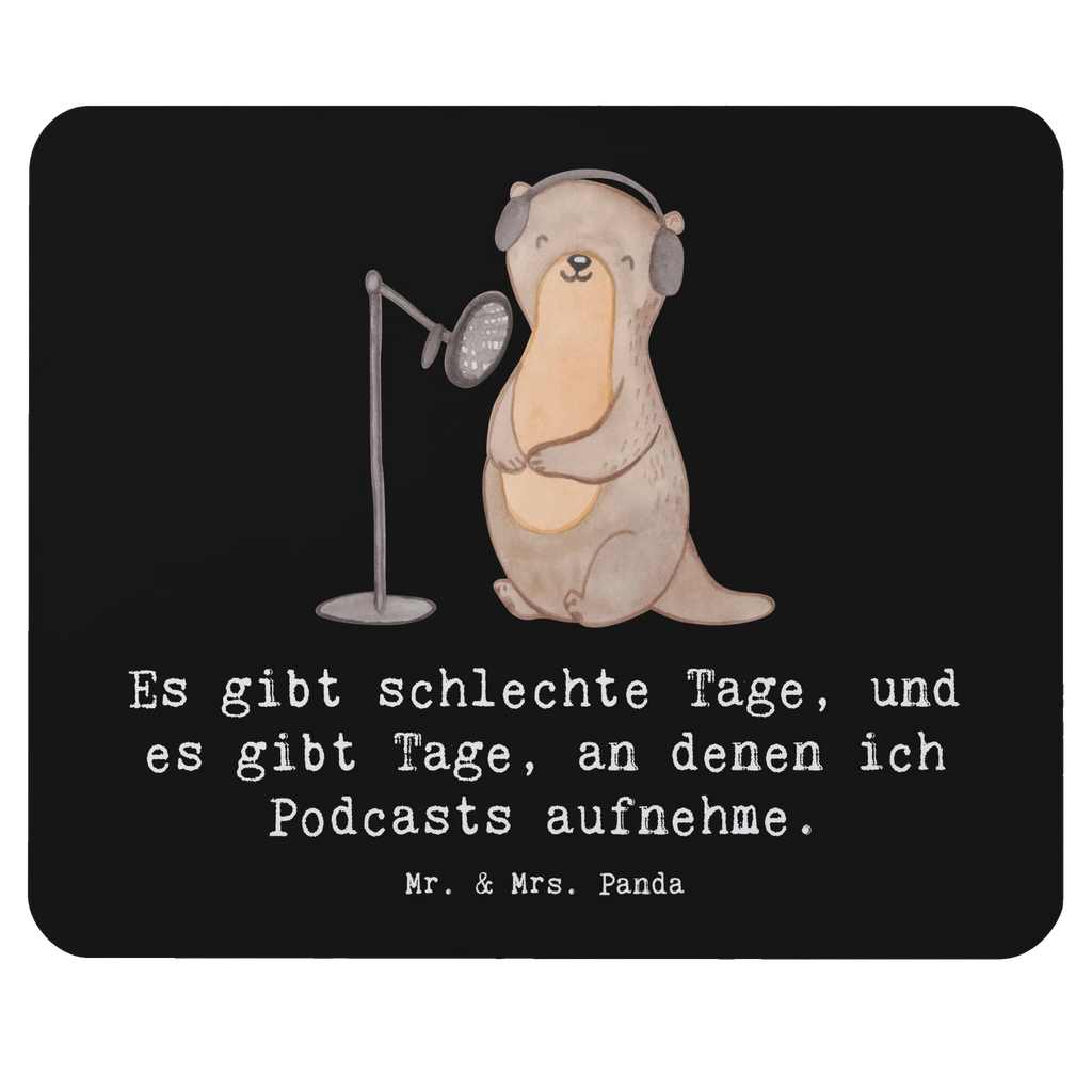 Mouse mat otter Record Podcast Mauspad Büro, Mausunterlage, Mousepad, Designer Mauspad, Mauspad, Einzigartiges Mauspad, PC Zubehör, Büroausstattung, Arbeitszimmer, Computer zubehör, Geschenk, Sport, Sportart, Hobby, Schenken, Danke, Dankeschön, Auszeichnung, Gewinn, Sportler, Podcasterin, Podcaster, Podcast produzieren, Podcast aufnehmen