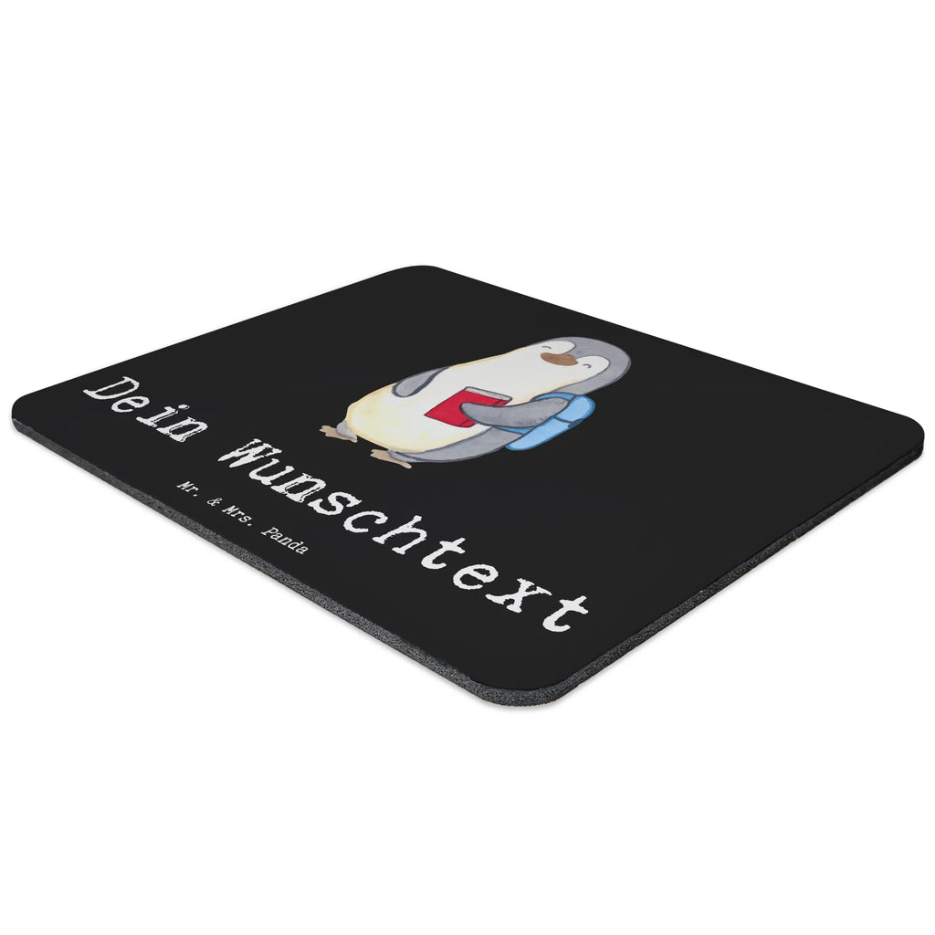 Personalised mouse mat penguin Best grandson in the world for, thank you, gift, giving, birthday, birthday present, gift idea, souvenir, make you happy, gift tip, grandson, grandpa, christening, child from son, child from daughter, grandma, Grandson, grandchild