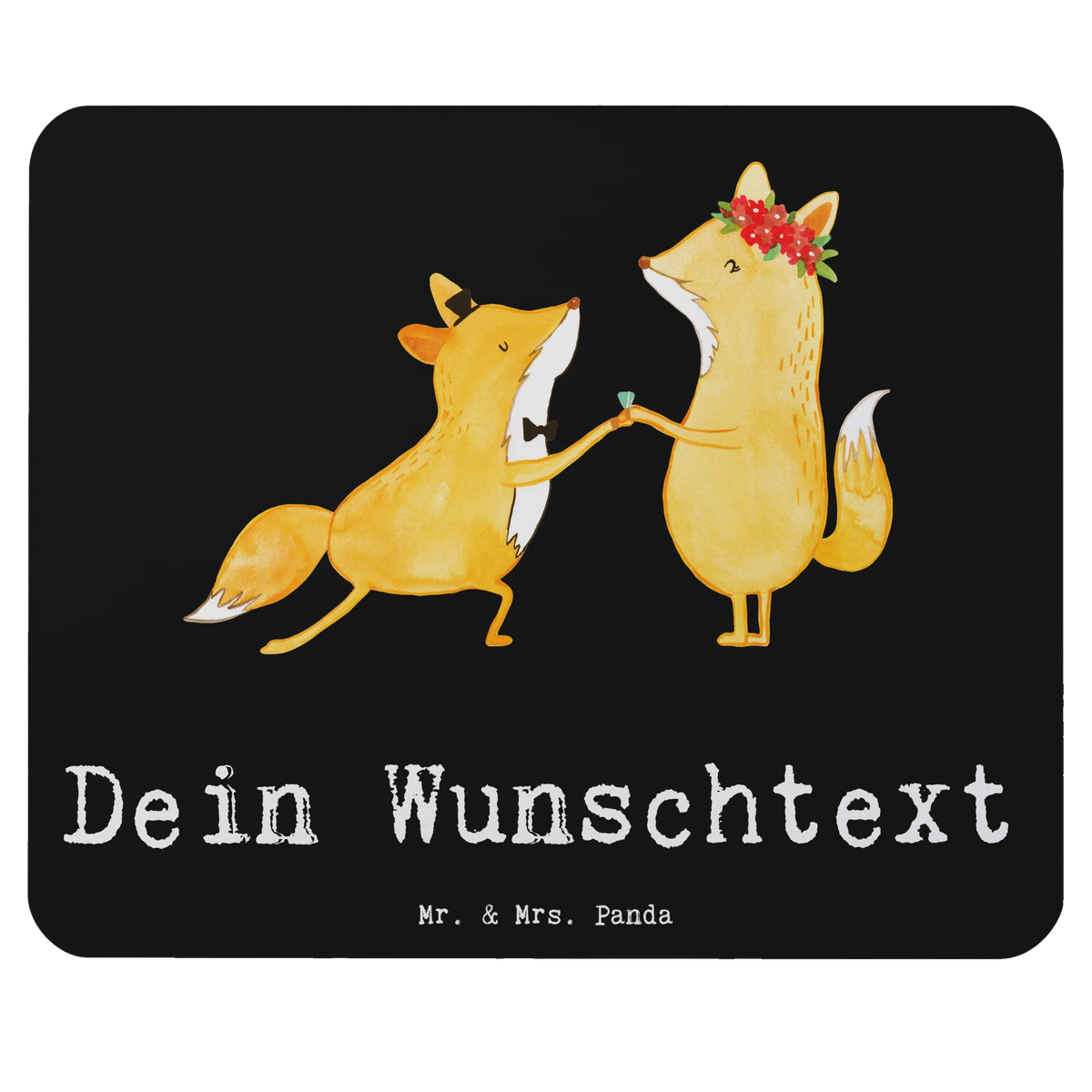 Personalised mouse mat Fox Best Fiancé in the World gift, birthday, gift idea, birthday present, giving, thank you, for, make you happy, gift tip, Dream Man, Fiance, Betrothal, To-be, Husband, Marriage, Wedding, Boyfriend