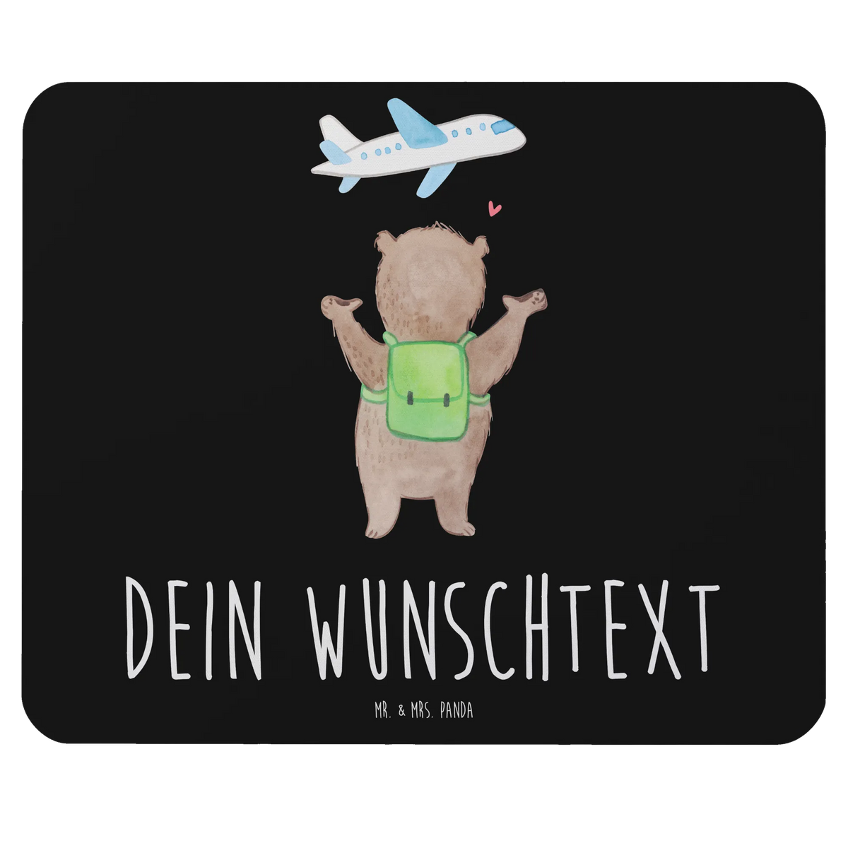 Personalised mouse mat bear Airplane Love, Loving, Two, Together, Marriage, Engagement, Proposal of marriage, Love gift, gift for her, gift for him, anniversary gift, Valentine's Day Gift for Women Love Gift Anniversary Wedding Anniversary Party Favor Gift for Girlfriend Gift for Partner Boyfriend Gift Token of Love for Men for Husband