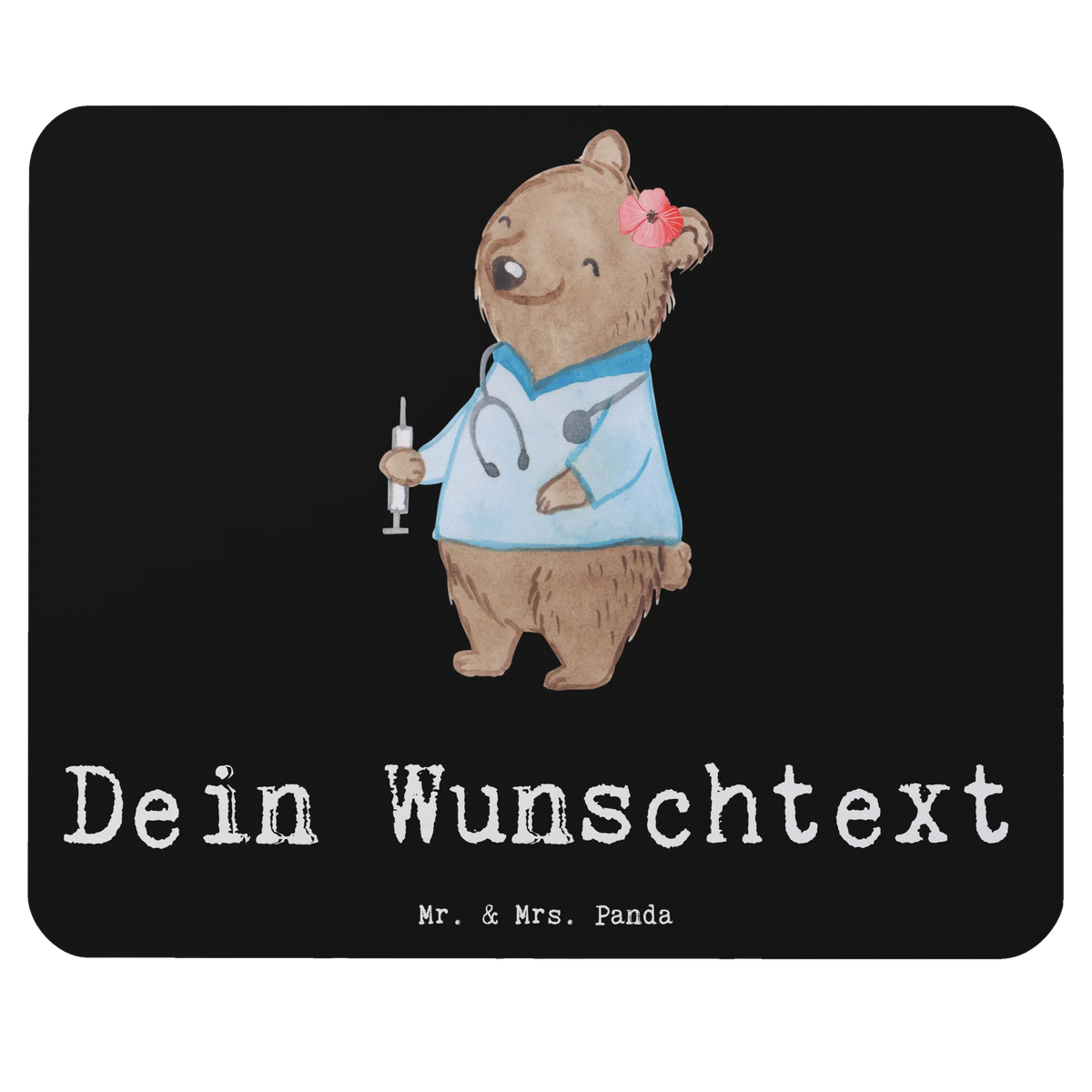 Personalised mouse mat nursing assistant heart gift, gift idea, best, farewell gift, passing exam, anniversary, retirement, promotion, job start, sayings, funny, profession