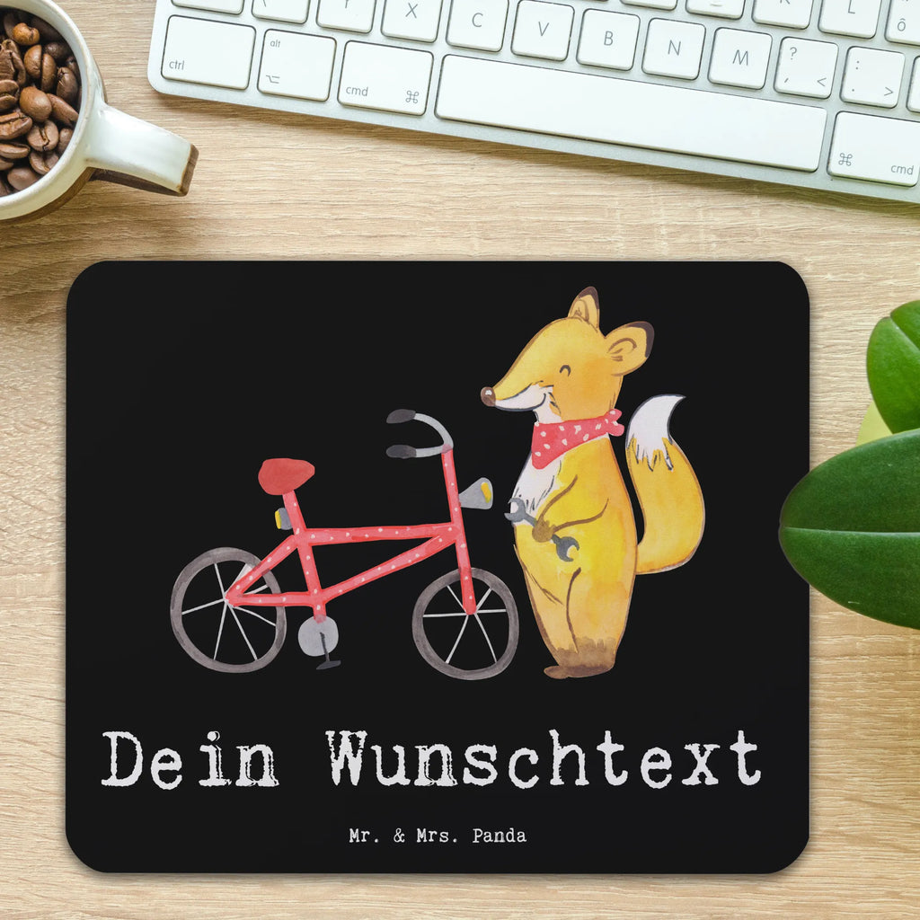 Personalised mouse mat Two-wheeler mechanic Heart gift, gift idea, best, farewell gift, passing exam, anniversary, retirement, promotion, job start, sayings, funny, profession