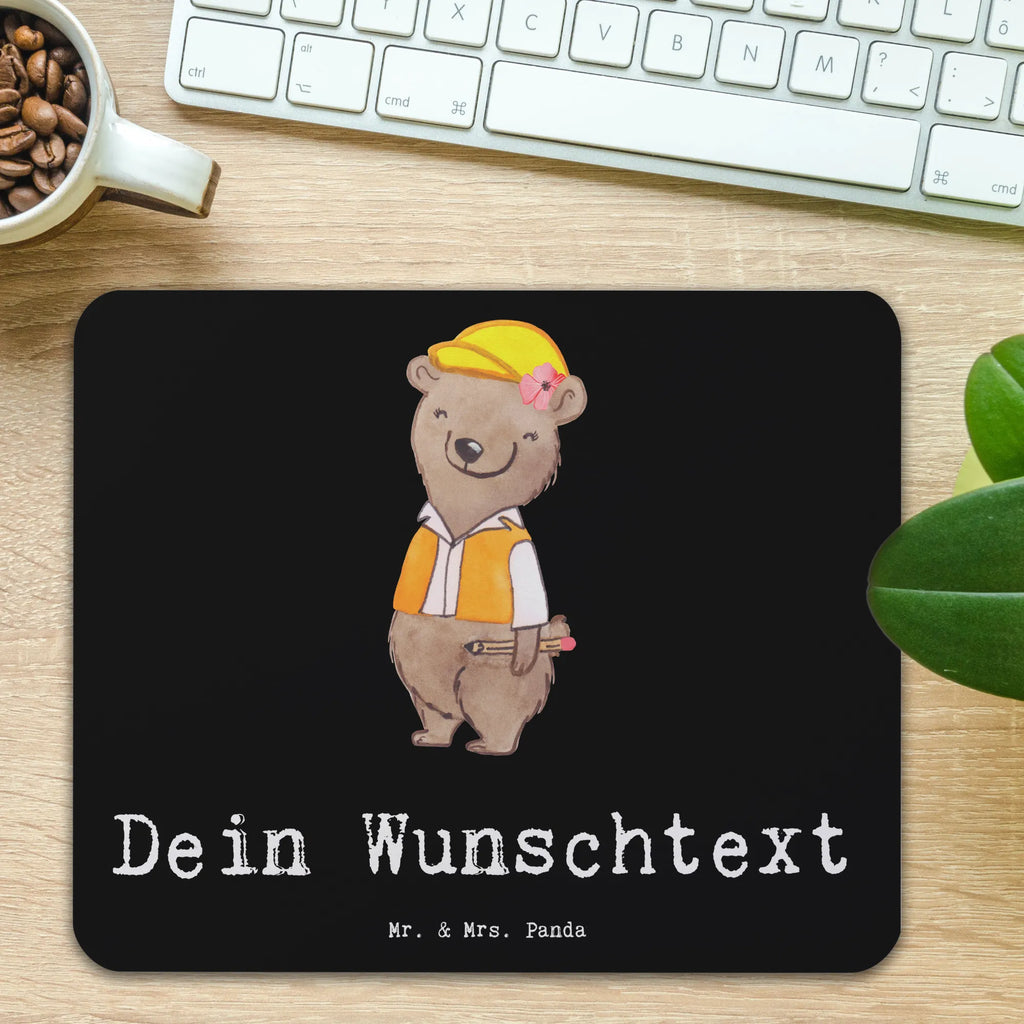 Personalised mouse mat Civil Engineer Heart gift, gift idea, best, farewell gift, passing exam, anniversary, retirement, promotion, job start, sayings, funny, profession