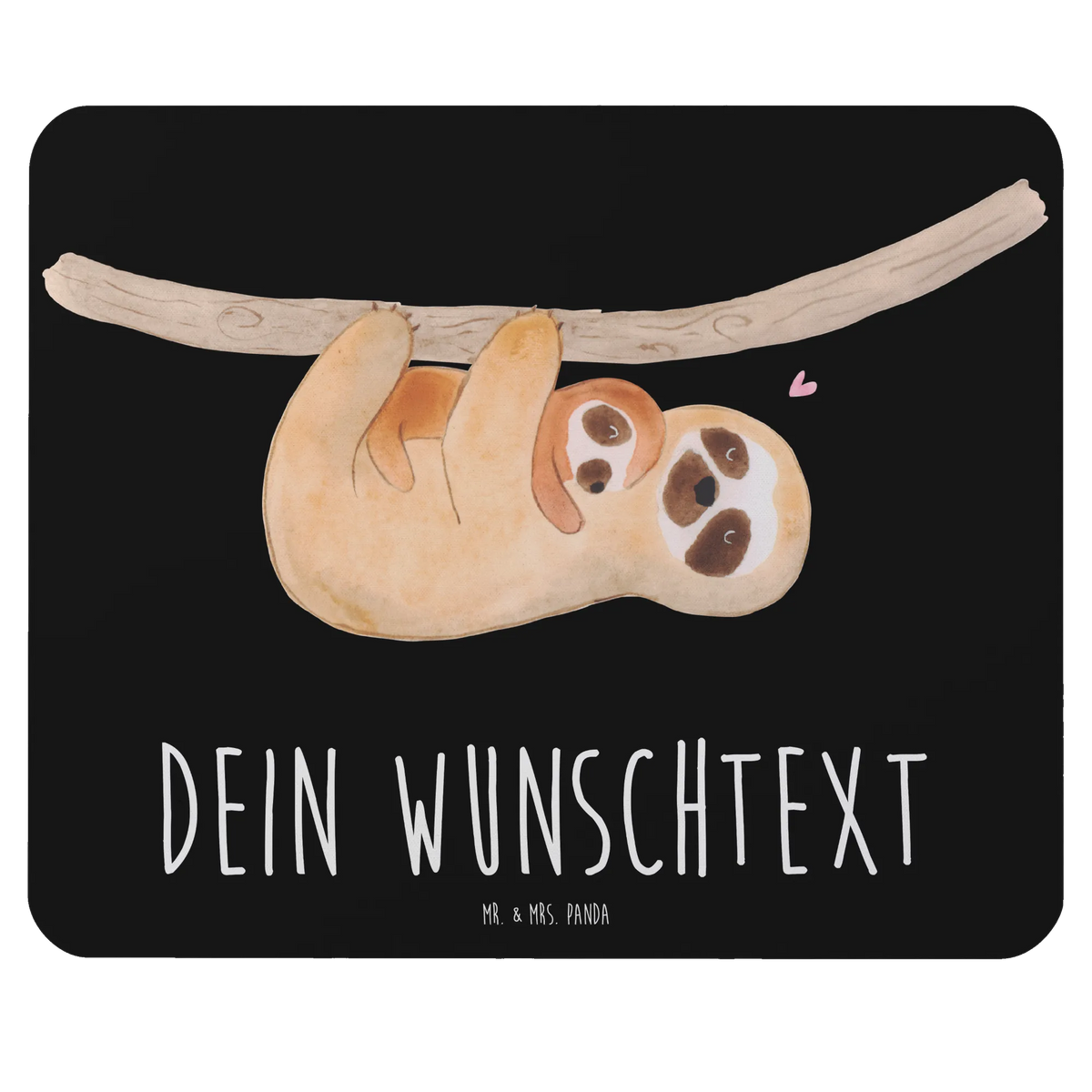 Personalised mouse mat sloth child trend animal, birth, mother, child