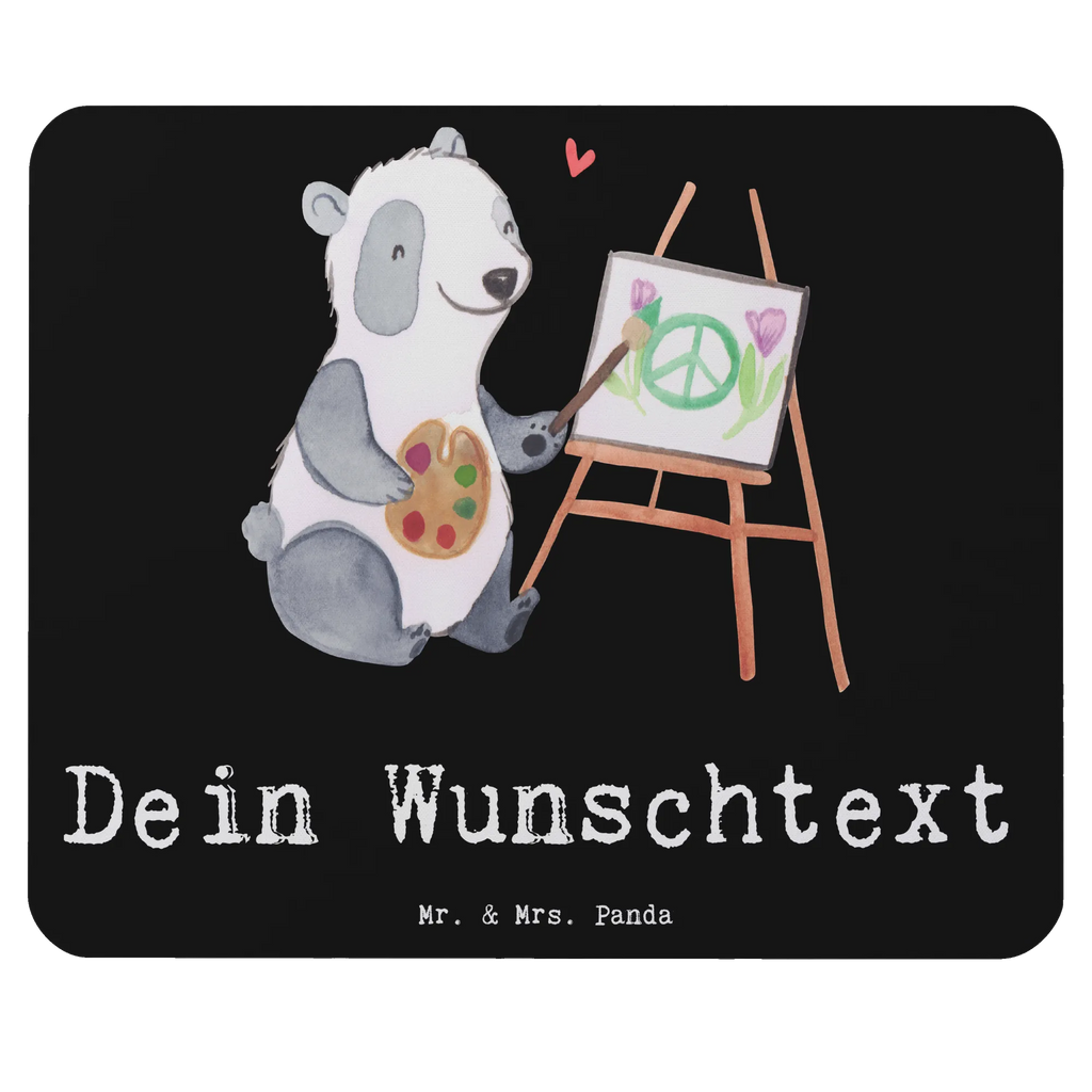 Personalizowana podkładka pod mysz Artysta serce Zawód, Wykształcenie, Jubileusz, Pożegnanie, Emerytura, Kolega, Koleżanka, Prezent, Dawać, Pracownik, Współpracownik, Firma, Dziękuję, Dziękuję bardzo