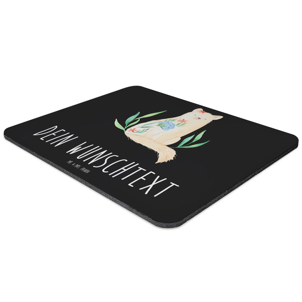 Personalised mouse mat Cat Flower cat, tomcat, kitty, meow, kitten, housecat, mama cat, love cats, cat image, cat fan, cat lover, cat fancier, cat decoration, gift for cat lover, cat owner, funny cats, cat sayings, cat motto, funny cat gifts, fan merchandise, cat stuff, animal lover, self-love, motivation, courage outburst, self-care, Cat