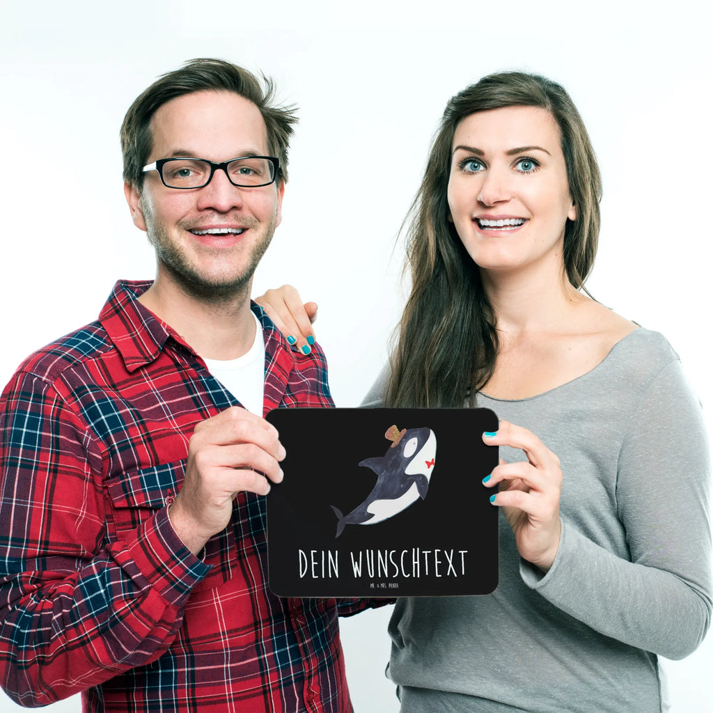 Personalised mouse mat orca cylinder Seafood, aquatic animals, ocean, sea, fish, shells, corals, reef, whale, narwhal, sea urchin, lobster, platypus, turtle, manatee, crocodile, orca, shrimp, gifts for seafood lovers, water world, underwater animals, underwater world, vacation, deep sea, seafood fans, gift ideas, seafood decoration, seafood posters, feast, glitter, congratulations, party, celebration, confetti, birthday