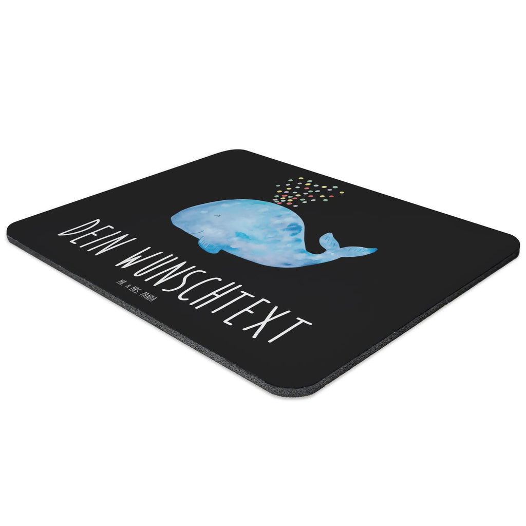 Personalised mouse mat whale confetti Seafood, aquatic animals, ocean, sea, fish, shells, corals, reef, whale, narwhal, sea urchin, lobster, platypus, turtle, manatee, crocodile, orca, shrimp, gifts for seafood lovers, water world, underwater animals, underwater world, vacation, deep sea, seafood fans, gift ideas, seafood decoration, seafood posters, Whale, birthday, diet, whales, motivation, new start, losing weight, confetti, new beginning, period of life, separation
