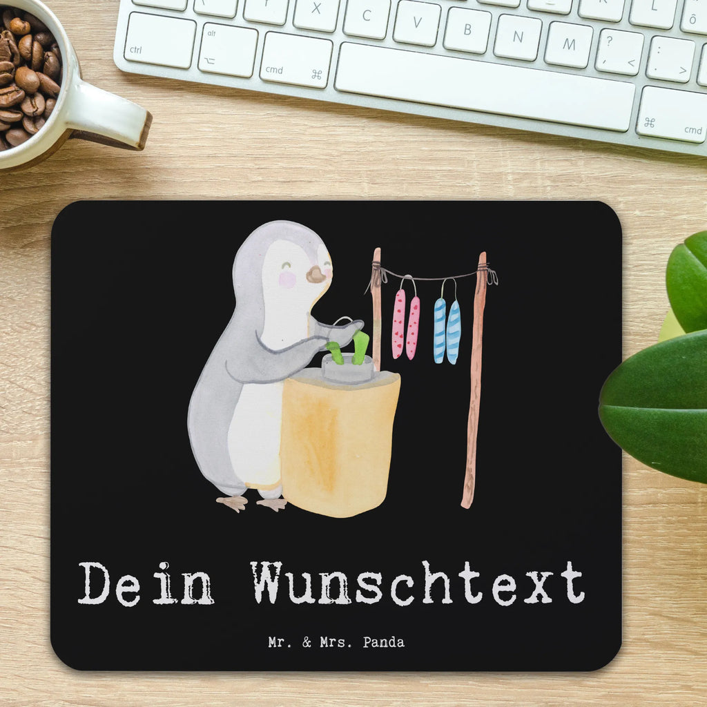 Personalizowana podkładka pod mysz Pingwin Robienie świec Prezent, Sport, Dyscyplina sportowa, Hobby, Darować, Dziękuję, Dzięki, Wyróżnienie, Wygrana, Sportowiec