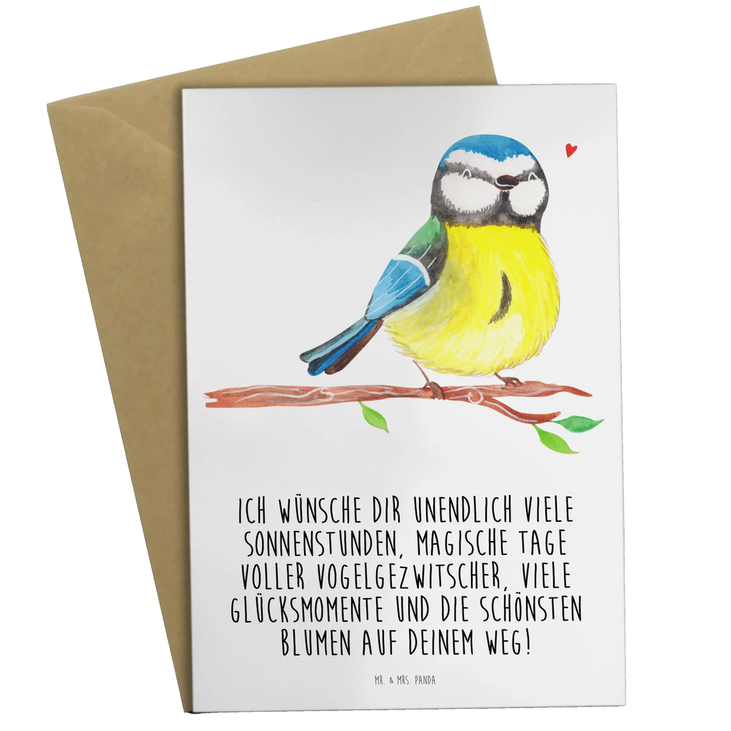 Greetings card Bird blue tit birthday card, invitation card, wedding card, greeting card, folding card, Easter, Easter bunny, blue tit, spring fever, Easter time, Easter greetings, bird, Easter presents, spring, greetings
