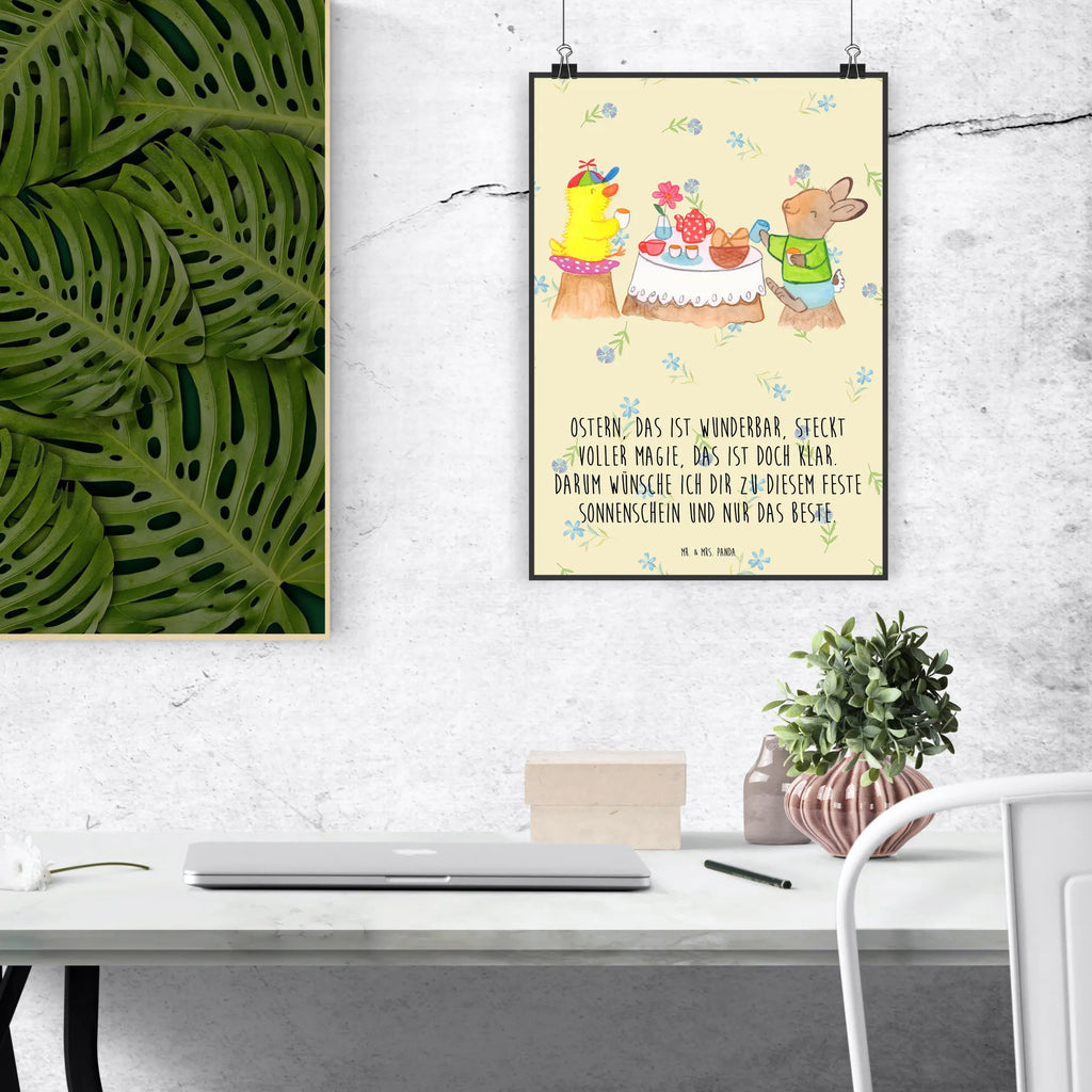 Poster Easter Breakfast grafikposter, wanddruck, kunst für die wand, Posterdruck, Bild für Wand, drucke, kunstposter, Kunstdruck, Wanddekoration, wandkunst, Bild, Mr. & Mrs. Panda Poster, Wanddeko Bild, Wandschmuck, Designposter, wanddeko, kunstdruck poster, Poster, Deko Bild, Wandposter, Wandbild, Plakat, Ostern Kinder, Osterhase, Ostergeschenke Kinder, Ostern Geschenk, Geschenke zu Ostern, Ostergeschenke, Osternest, Osterdeko, Ostern, Frühlingsgefühle, Küken, Hase, Ostergrüße, Picknick, Frühling, Osterküken, Ostereier, Frühstück, Osterfrühstück