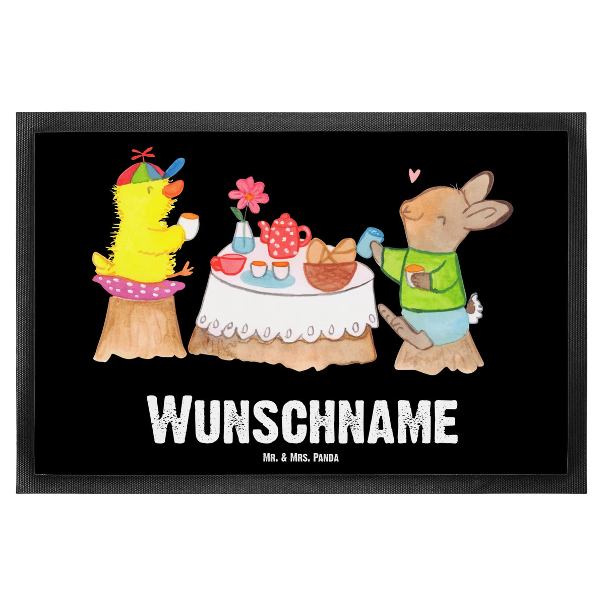 Personalized doormat Easter Breakfast Easter, Easter bunny, easter, spring, breakfast, easter eggs, spring fever, picnic, chick, bunny, easter greetings, easter breakfast, easter bunny, easter chick, easter gifts