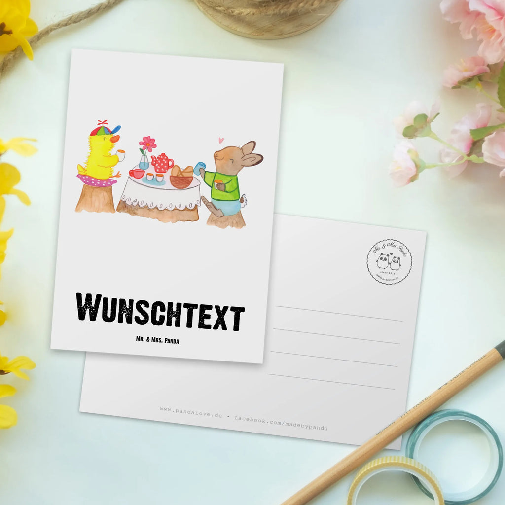 Personalised postcard Easter Breakfast Easter, Easter bunny, easter greetings, easter bunny, spring fever, breakfast, spring, easter eggs, easter breakfast, easter gifts, chick, bunny, easter chick, picnic, easter