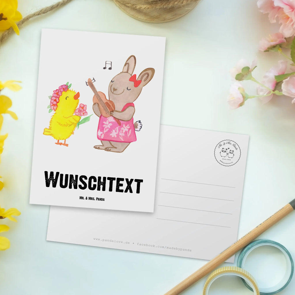 Personalised postcard Easter spring feelings Easter, Easter bunny, Easter eggs, spring, Easter chick, Easter songs, Easter gifts, music, chick, bunny, Easter greetings, spring fever