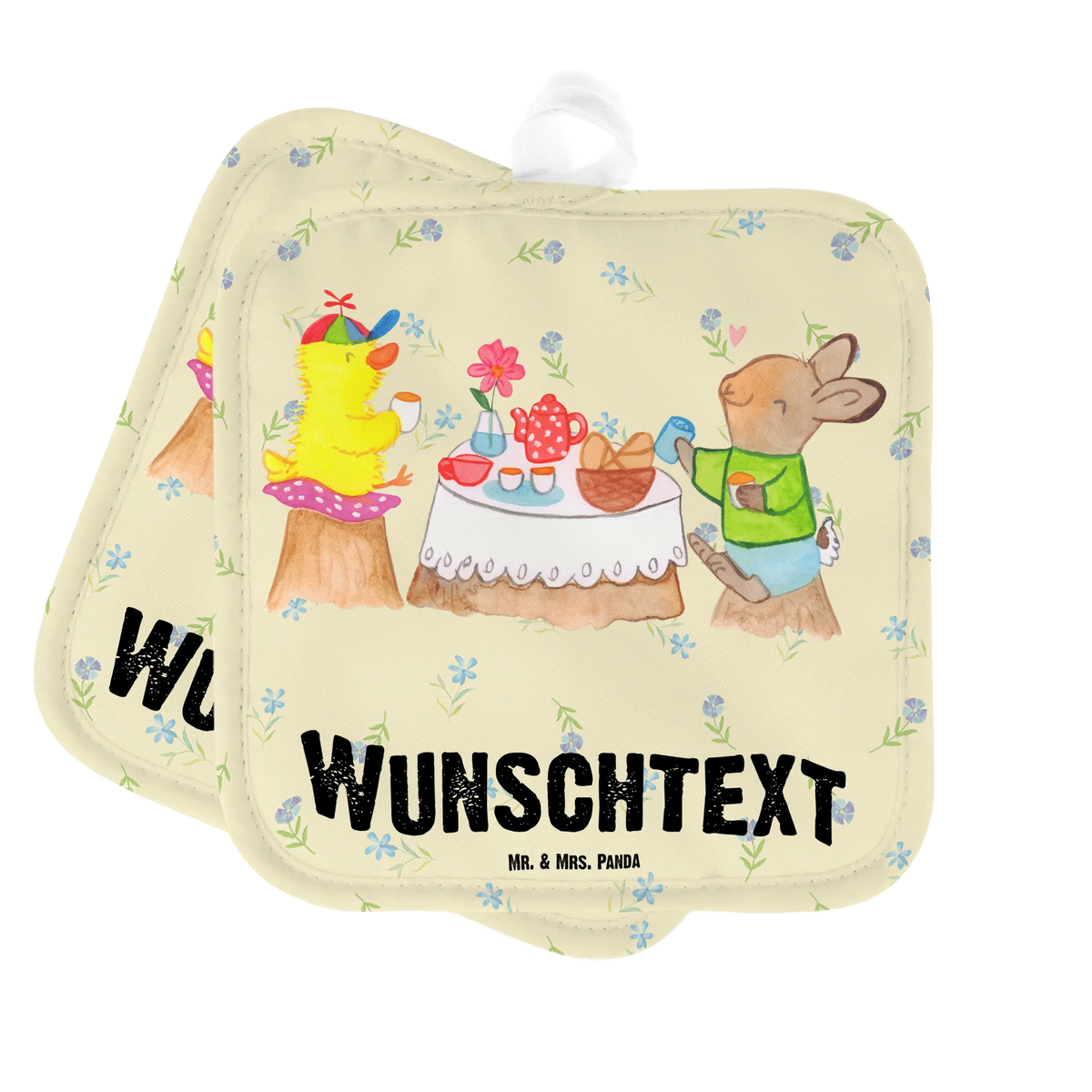 Personalised pot holder Easter Breakfast Easter, Easter bunny, easter breakfast, easter, easter eggs, chick, easter greetings, easter chick, easter bunny, spring, picnic, easter gifts, spring fever, breakfast, bunny