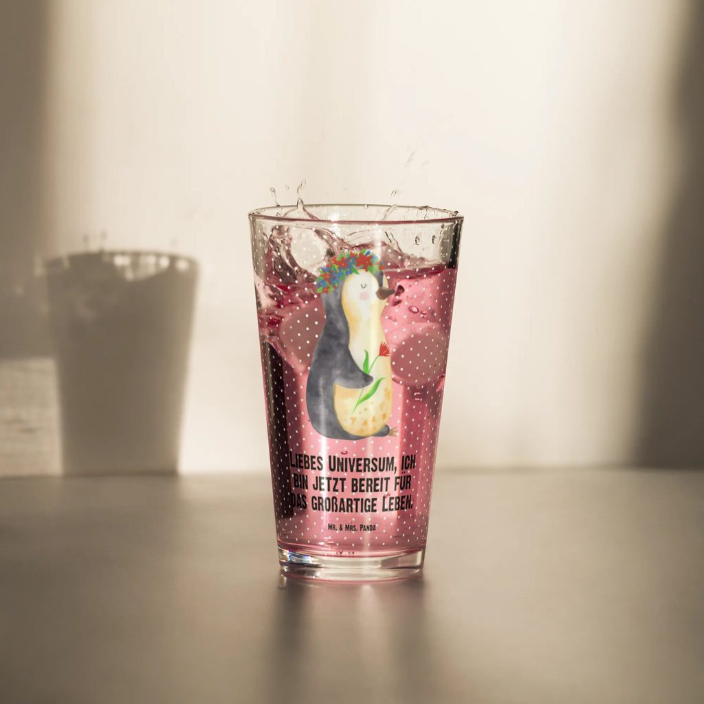 Szklanka do picia premium pingwin kwiaty Pinguin