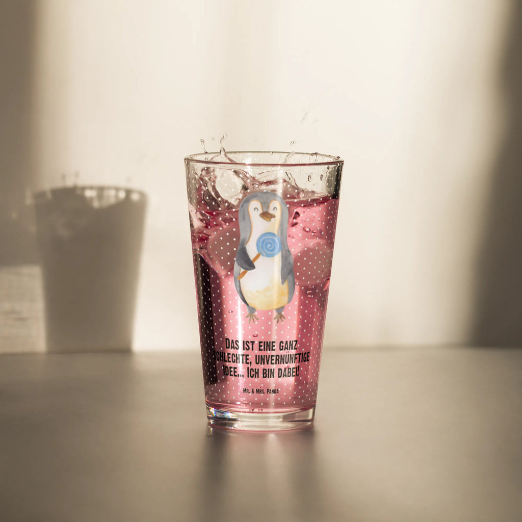 Szklanka do picia premium pingwin lizak Pinguin