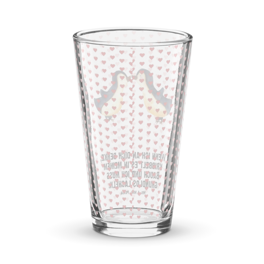 Szklanka do picia premium Pingwiny Pocałunek Miłość, partner, przyjaciel, przyjaciółka, mąż, żona, wesele, zaręczyny, prośba o rękę, prezent miłosny, rocznica, dzień ślubu
