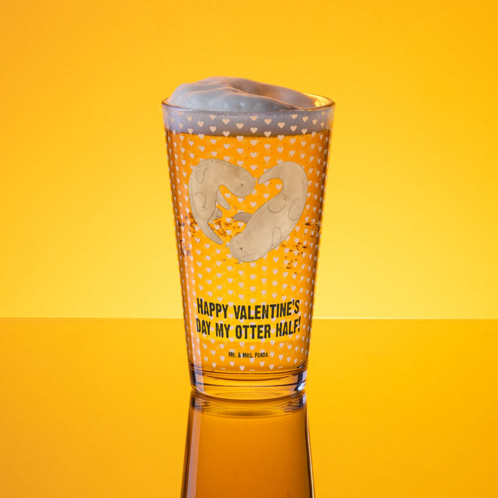 Szklanka do picia premium wydra Walentynka Miłość, partner, przyjaciel, przyjaciółka, mąż, żona, wesele, zaręczyny, prośba o rękę, prezent miłosny, rocznica, dzień ślubu