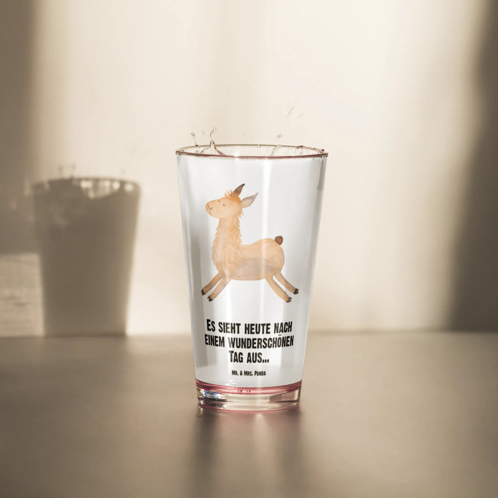 Szklanka do picia premium lama Skakanie Lama, Alpaka