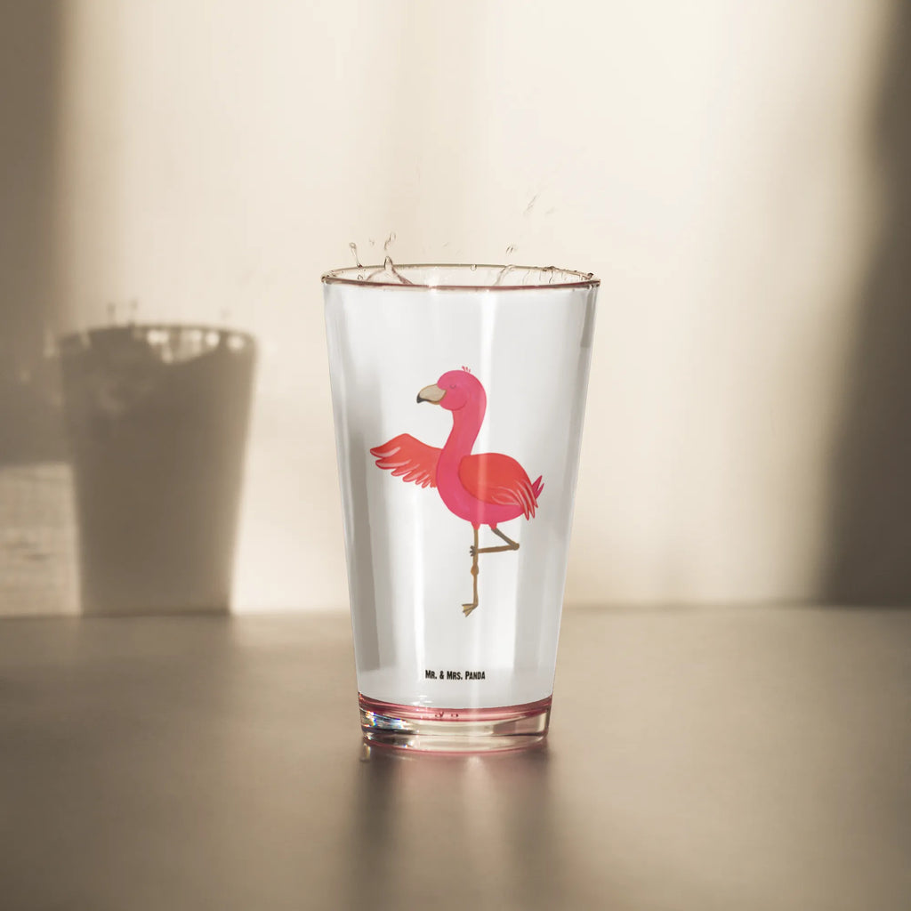 Premium drinking glass flamingo yoga glass, stemware, pint glass, tumbler, water glass, drinking glass, cocktail glass, luxury drinking glass, barware, lead-free crystal glass, premium glassware, dishwasher safe glass, highball glass, beer glass, Flamingo, pink, pink bird, bird of paradise, red, flamingo decoration, gift pink, gifts, gift idea, children, adults, girls, flamingo fans, summer, vacation, sea, unusual gifts in pink, pink gifts, girls gifts, small gifts, Caribbean feeling, funny sayings, bird, anger, agitation, yoga exercise, namaste, relaxation, deep relaxation, mindfulness, yoga