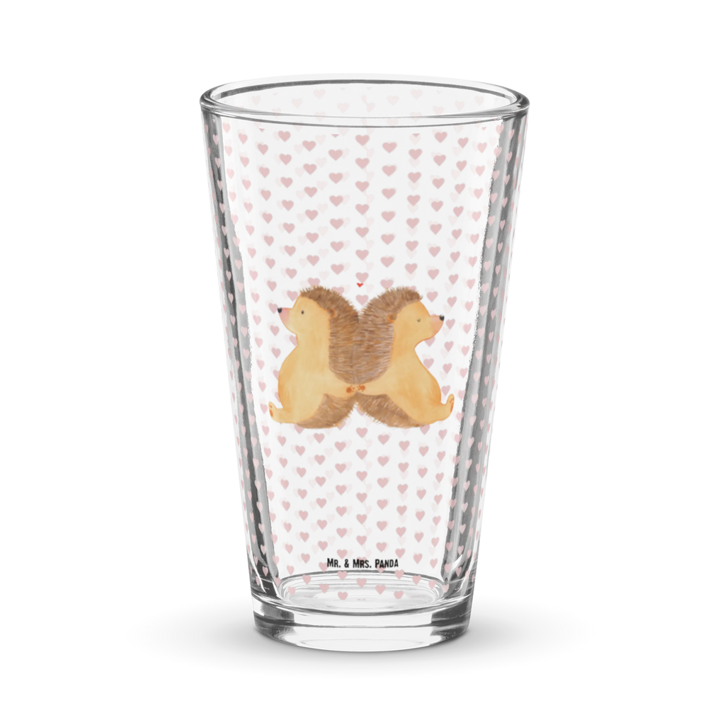 Szklanka do picia premium Jeże trzymające się za łapki Miłość, partner, przyjaciel, przyjaciółka, mąż, żona, wesele, zaręczyny, prośba o rękę, prezent miłosny, rocznica, dzień ślubu
