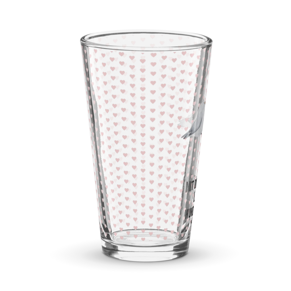 Szklanka do picia premium Gołębia miłość Miłość, partner, przyjaciel, przyjaciółka, mąż, żona, wesele, zaręczyny, prośba o rękę, prezent miłosny, rocznica, dzień ślubu