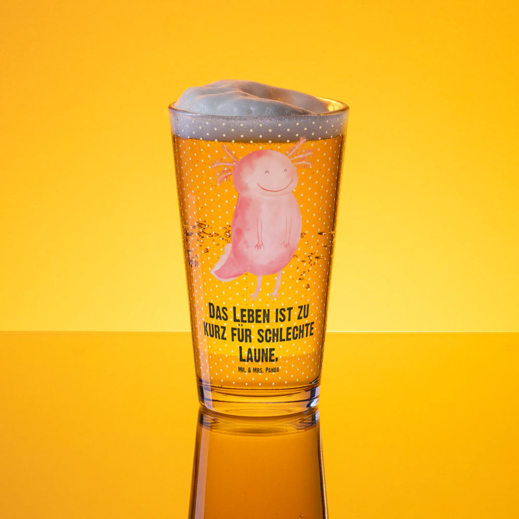 Premium drinking glass axolotl Happy highball glass, tumbler, barware, lead-free crystal glass, water glass, beer glass, pint glass, luxury drinking glass, drinking glass, dishwasher safe glass, premium glassware, stemware, cocktail glass, glass, Axolotl, Axelotl, marine animals, Mexican walking fish, salamander, axolot, motivation, good mood, amphibian, tail, axolotl