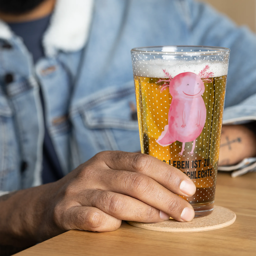 Premium drinking glass axolotl Happy highball glass, tumbler, barware, lead-free crystal glass, water glass, beer glass, pint glass, luxury drinking glass, drinking glass, dishwasher safe glass, premium glassware, stemware, cocktail glass, glass, Axolotl, Axelotl, marine animals, Mexican walking fish, salamander, axolot, motivation, good mood, amphibian, tail, axolotl