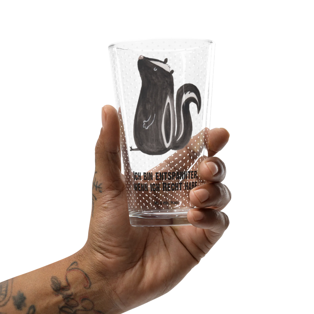 Szklanka do picia premium skunks siedzenie Stinktier, Skunk