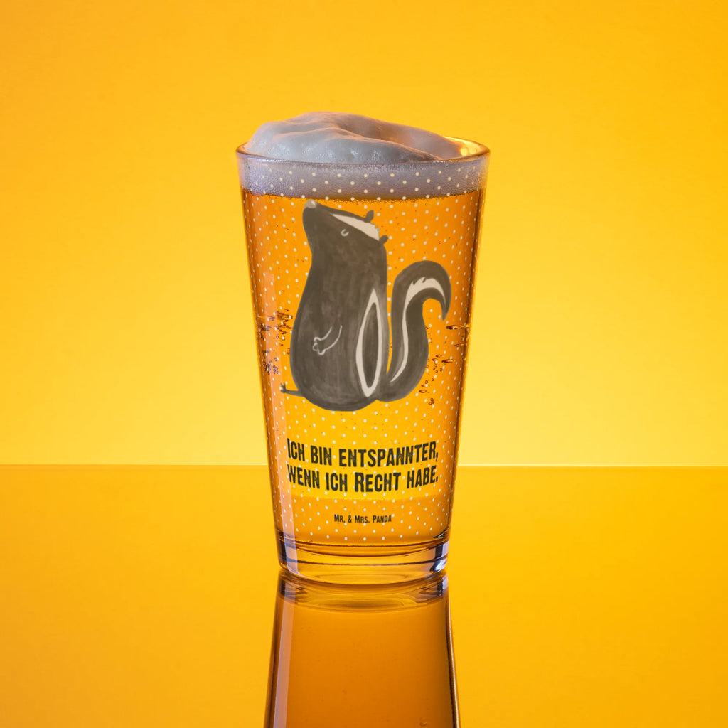 Szklanka do picia premium skunks siedzenie Stinktier, Skunk