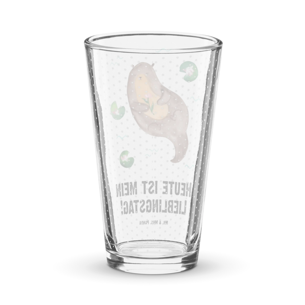 Premium drinking glass otter Water Lily highball glass, tumbler, glass, stemware, premium glassware, drinking glass, pint glass, barware, beer glass, dishwasher safe glass, lead-free crystal glass, water glass, cocktail glass, luxury drinking glass, otter, marten, sea otter, European otter, water mammal, aquatic animal, baby otter, predator, water, otter gifts, animal lover, gift ideas for animal lovers, animal, mammal, water animal, gifts for people in love