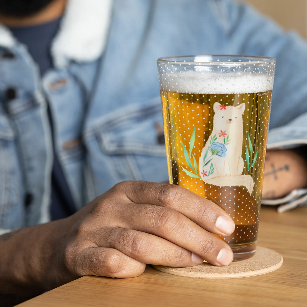 Szklanka do picia premium kot kwiaty Kot, motyw kotów, miłośnik kotów, dekoracje z kotami, przyjaciel kotów, entuzjasta kotów, produkty dla kotów, artykuły dla kotów, akcesoria dla kotów, pamiątki z kotami, produkty dla miłośników kotów, motywy kotów