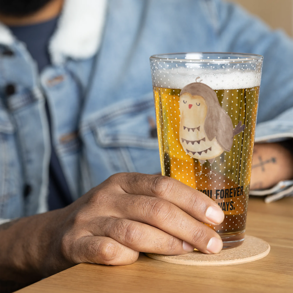 Szklanka do picia premium sowa zadowolona Sowa