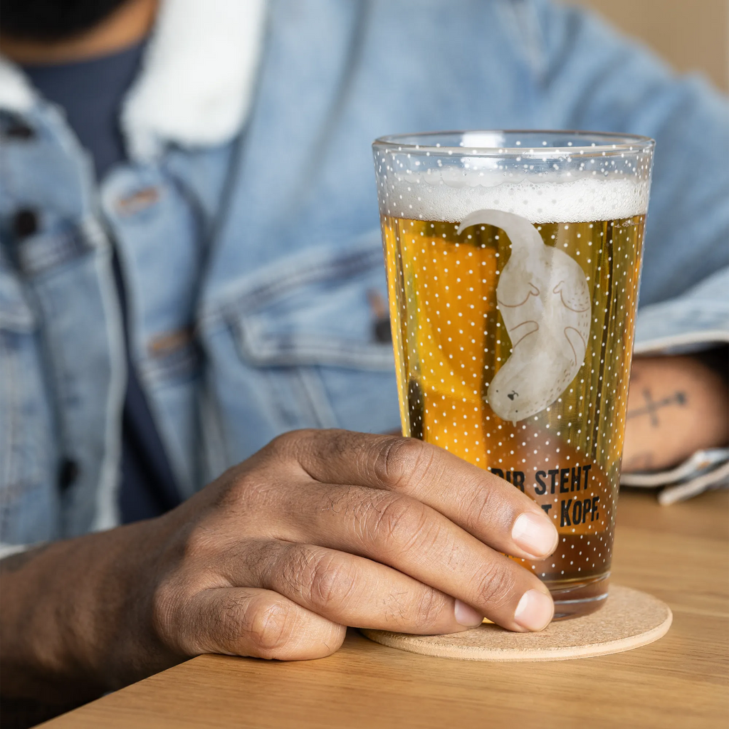 Szklanka do picia premium wydra Do góry nogami Kuna, wydra, morska wydra