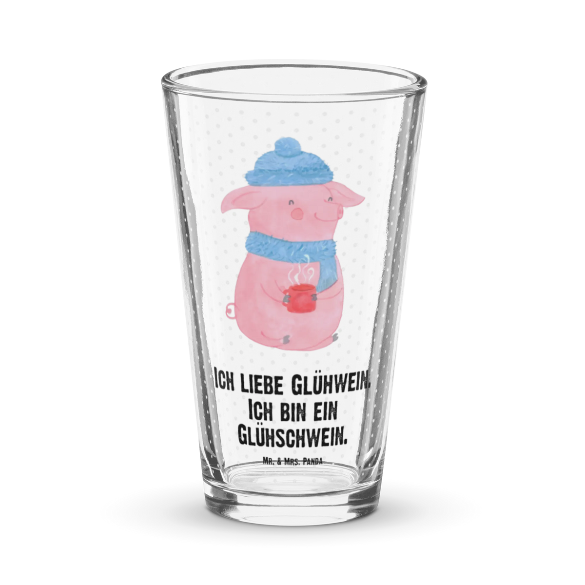 Premium Trinkglas Schwein Glühwein