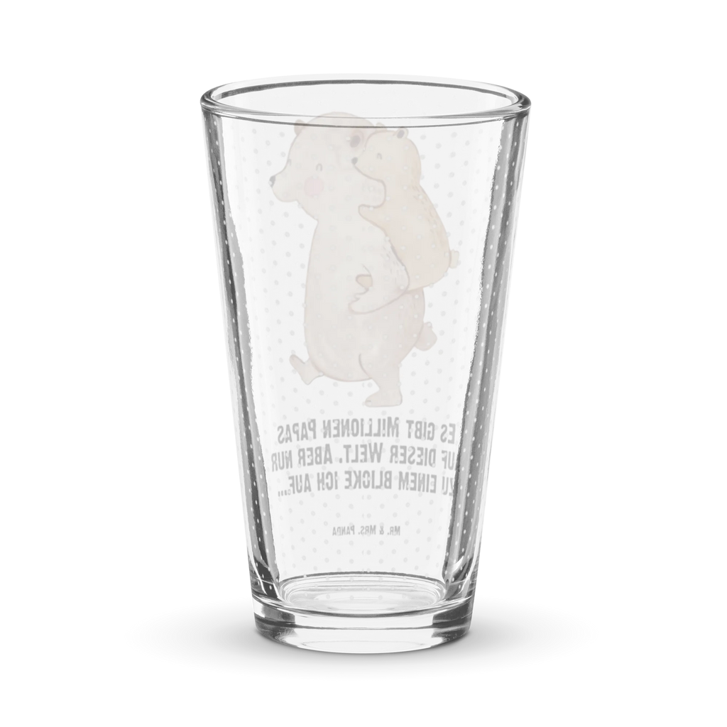 Szklanka do picia premium Tata Niedźwiedź Rodzina, Dzień Ojca, Dzień Matki, brat, siostra, mama, tata, babcia, dziadek