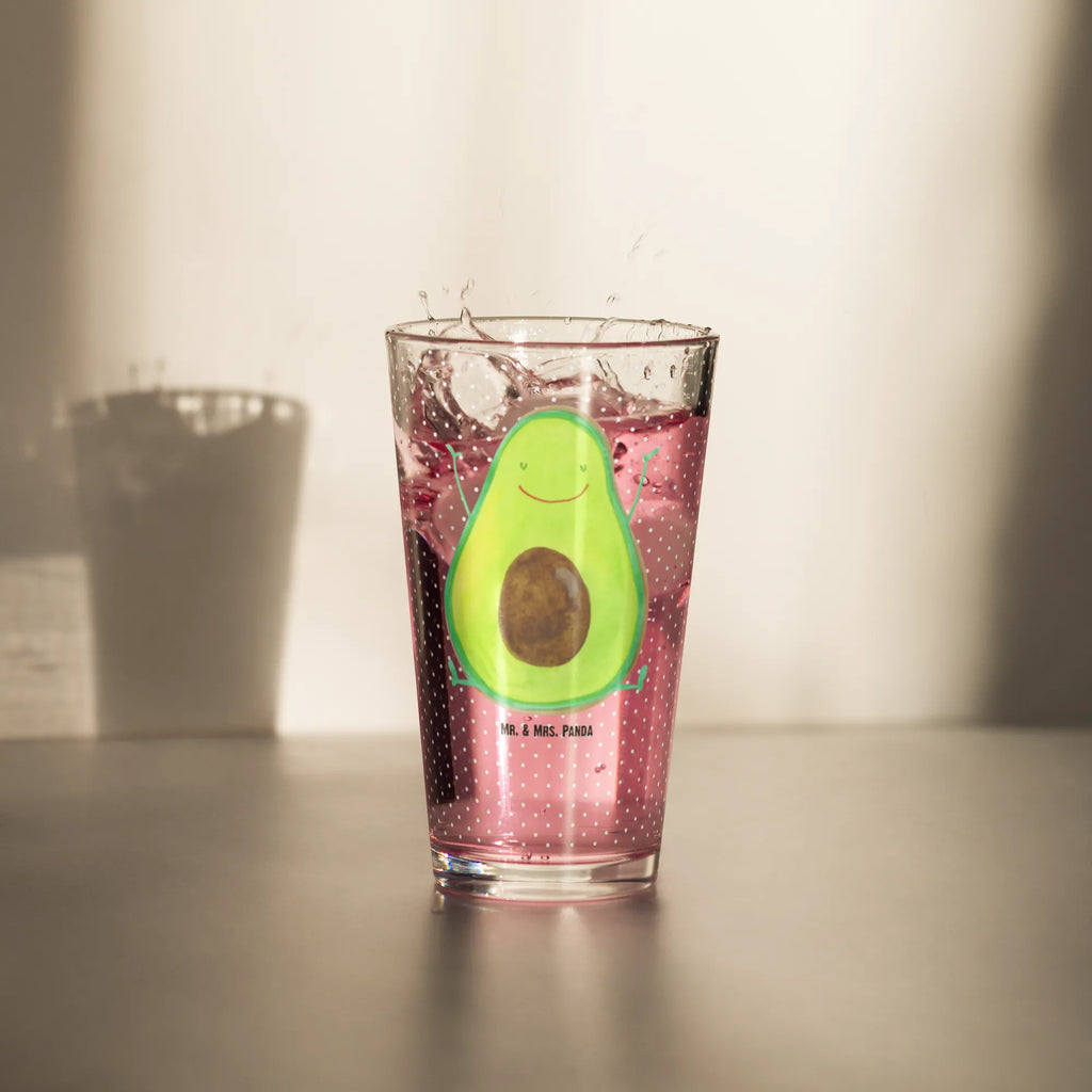 Szklanka do picia premium Awokado Szczęśliwy Awokado, Warzywa, Wegan, Zdrowy