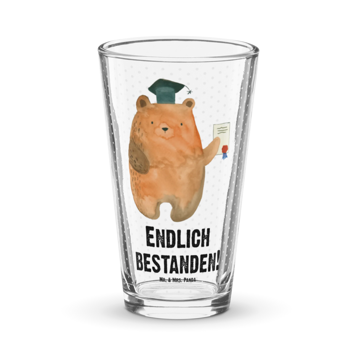 Premium Trinkglas Bär Prüfung