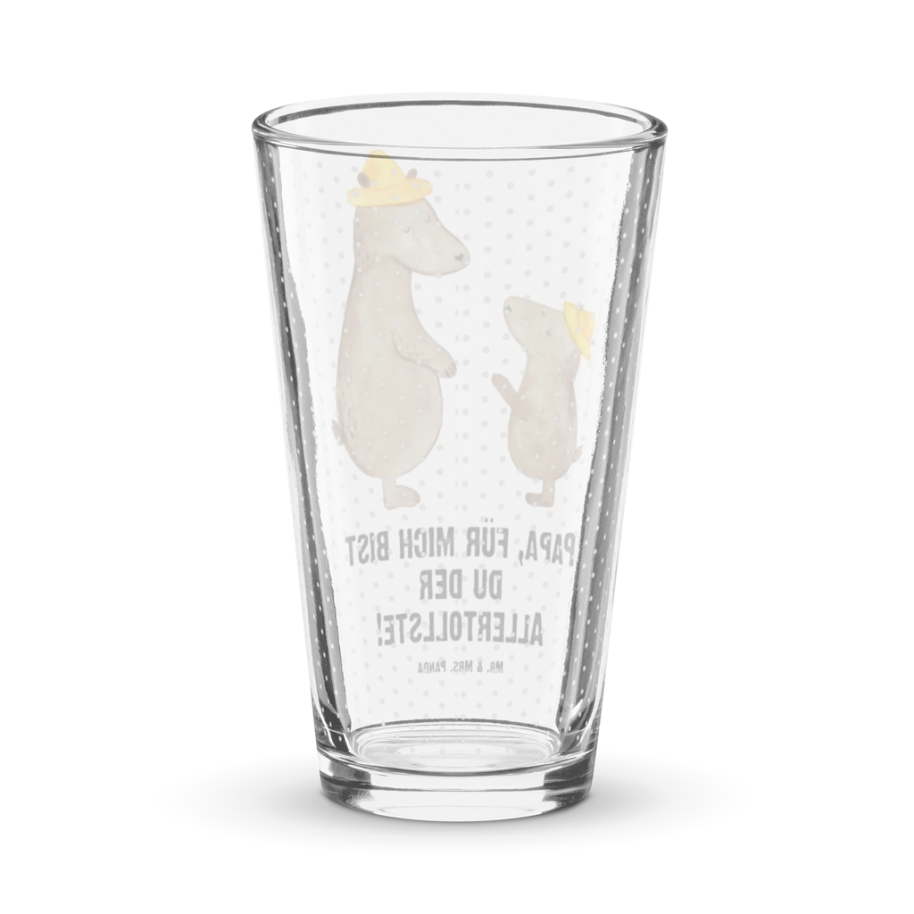 Premium drinking glass Bears with hats dishwasher safe glass, stemware, highball glass, barware, drinking glass, cocktail glass, tumbler, water glass, lead-free crystal glass, luxury drinking glass, beer glass, premium glassware, glass, pint glass, Family, Father's Day, Mother's Day, brother, sister, Mom, Dad, bear, family, son, father-son, daddy, role model, sons, dad, favourite person, father, child, father's day, children
