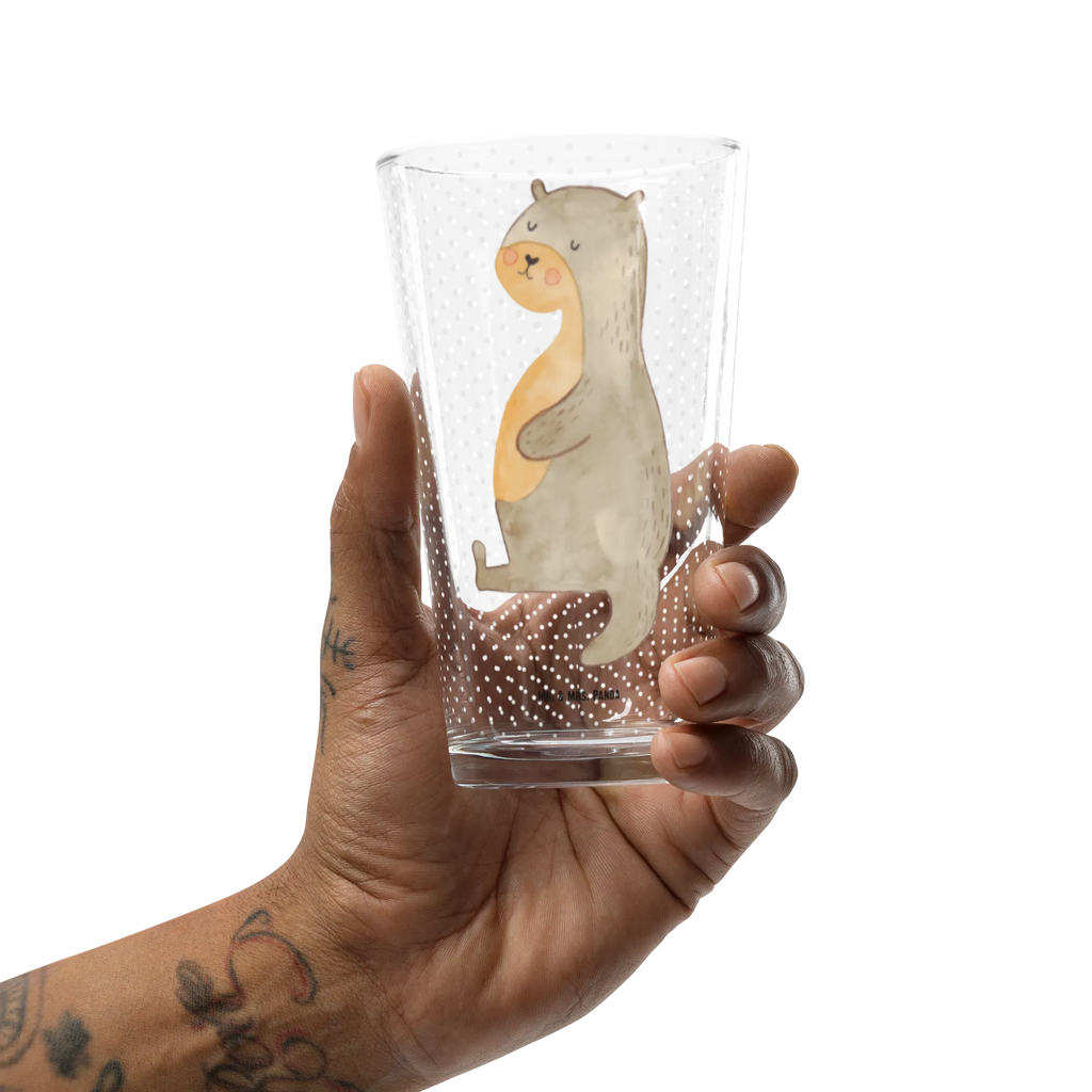 Szklanka do picia premium wydra brzuch Kuna, wydra, morska wydra