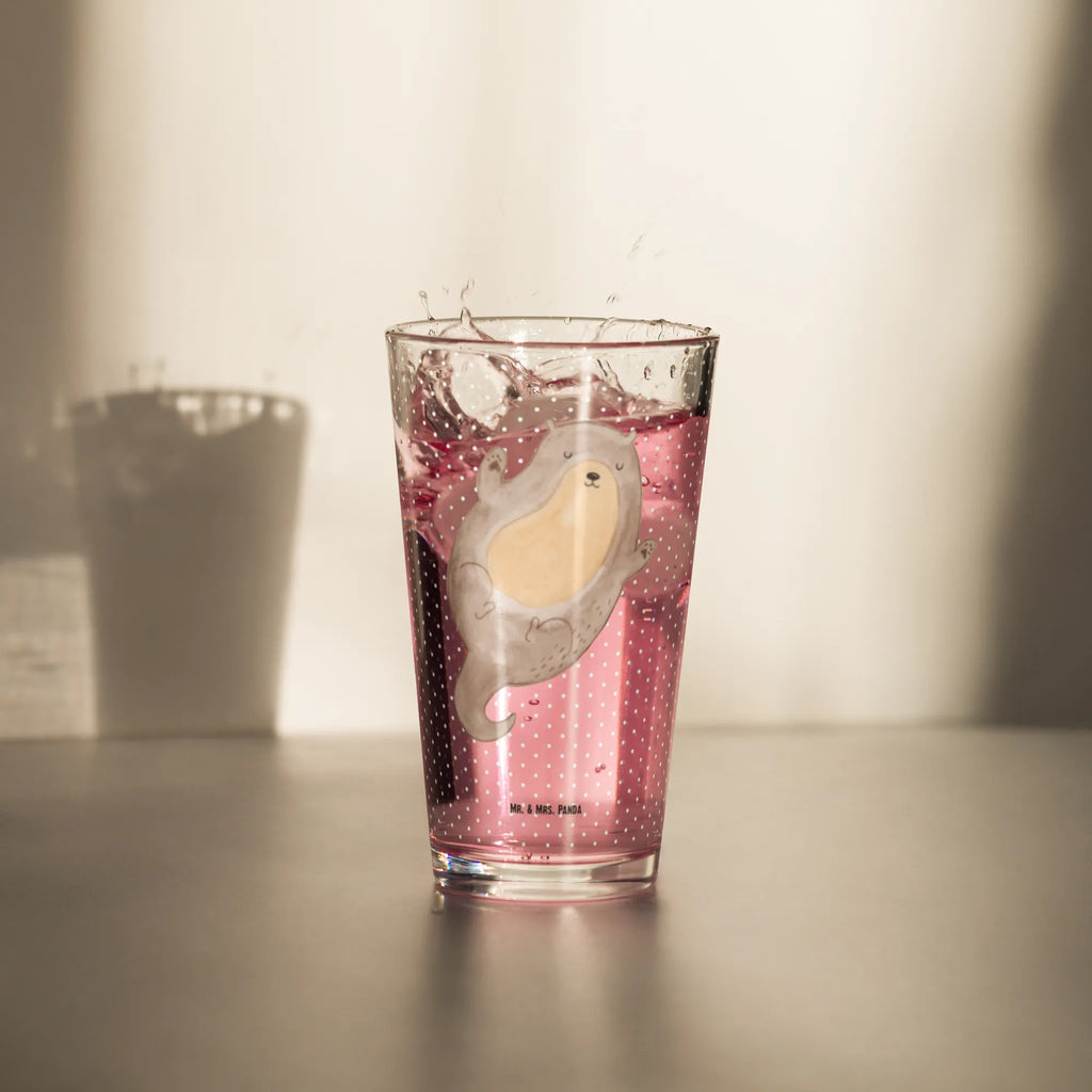 Szklanka do picia premium wydra Przytulić Kuna, wydra, morska wydra