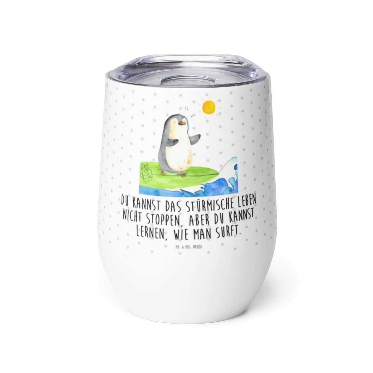 Wine cup Penguin surfer North Pole, Penguins, penguins, holidays, wave riding, surfers, waves, surfing
