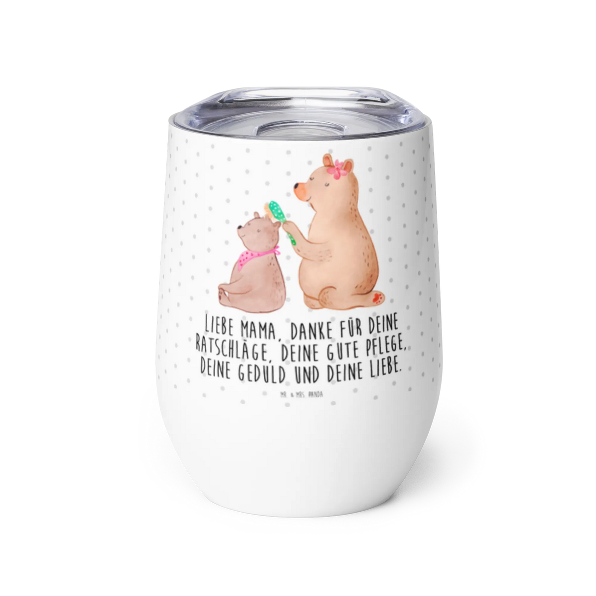 Wine cup bear child