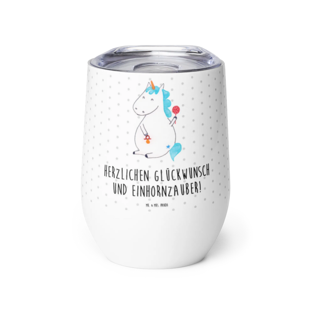 Wine cup unicorn infant insulated tumbler, stemless wine glasses, drinking cup, wine tumbler, wine goblet, mulled wine cup, premium wine tumbler, hot drinks, wine travel tumbler, wine glasses, portable wine cup, unicorn, unicorns, birth gift, offspring, birthday, first child, mother, birth present, baby happiness, birth, parents, baby, kids