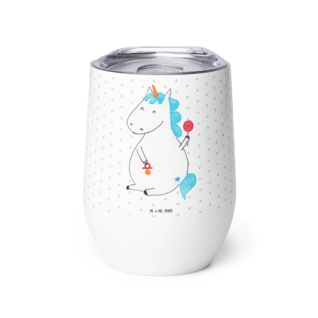 Wine cup unicorn infant insulated tumbler, stemless wine glasses, drinking cup, wine tumbler, wine goblet, mulled wine cup, premium wine tumbler, hot drinks, wine travel tumbler, wine glasses, portable wine cup, unicorn, unicorns, birth gift, offspring, birthday, first child, mother, birth present, baby happiness, birth, parents, baby, kids