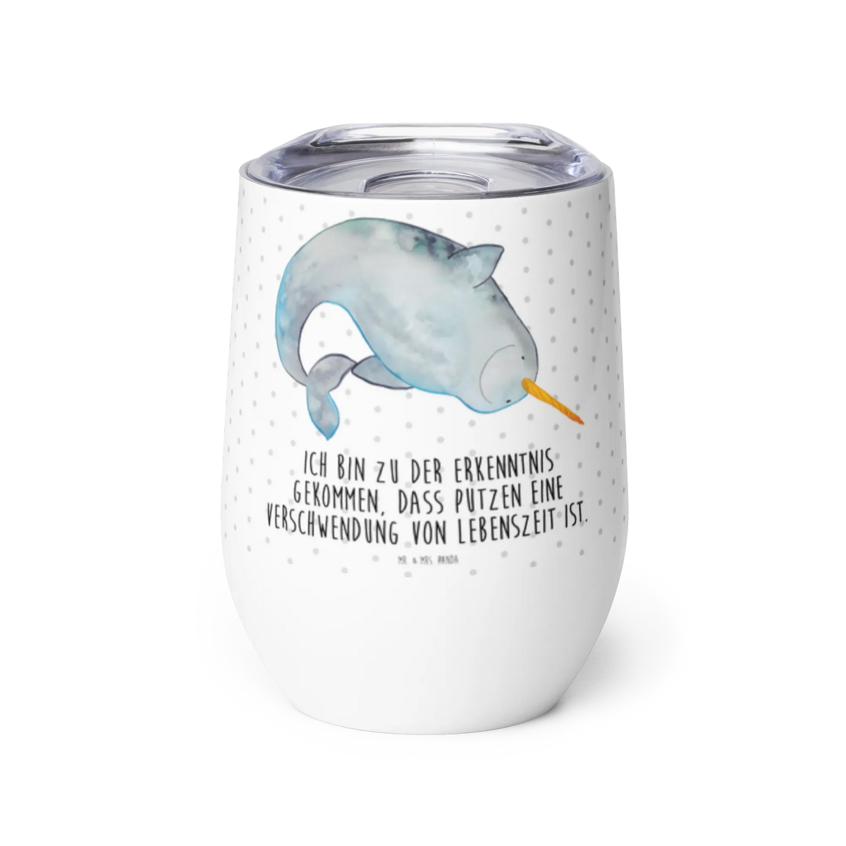 Kieliszek do wina Narwal glühwein tasse, Weintumbler, Outdoor Becher, thermosbecher, glühweinbecher, isoliertasse, Weinbecher, motivbecher, reise kaffeebecher, Thermobecher, Thermo Becher, Wein Thermobecher, Edelstahlbecher, edelstahl isolierbecher, Edelstahl Weinbecher, Reisebecher, heißgetränkebecher, kaffee tasse, edelstahl thermobecher, Isolierbecher, Meer, Urlaub, Meerestiere, Hausfrau, Putzen, Kinderzimmer, Narwal, Junggesellin, Aufräumen, Wal