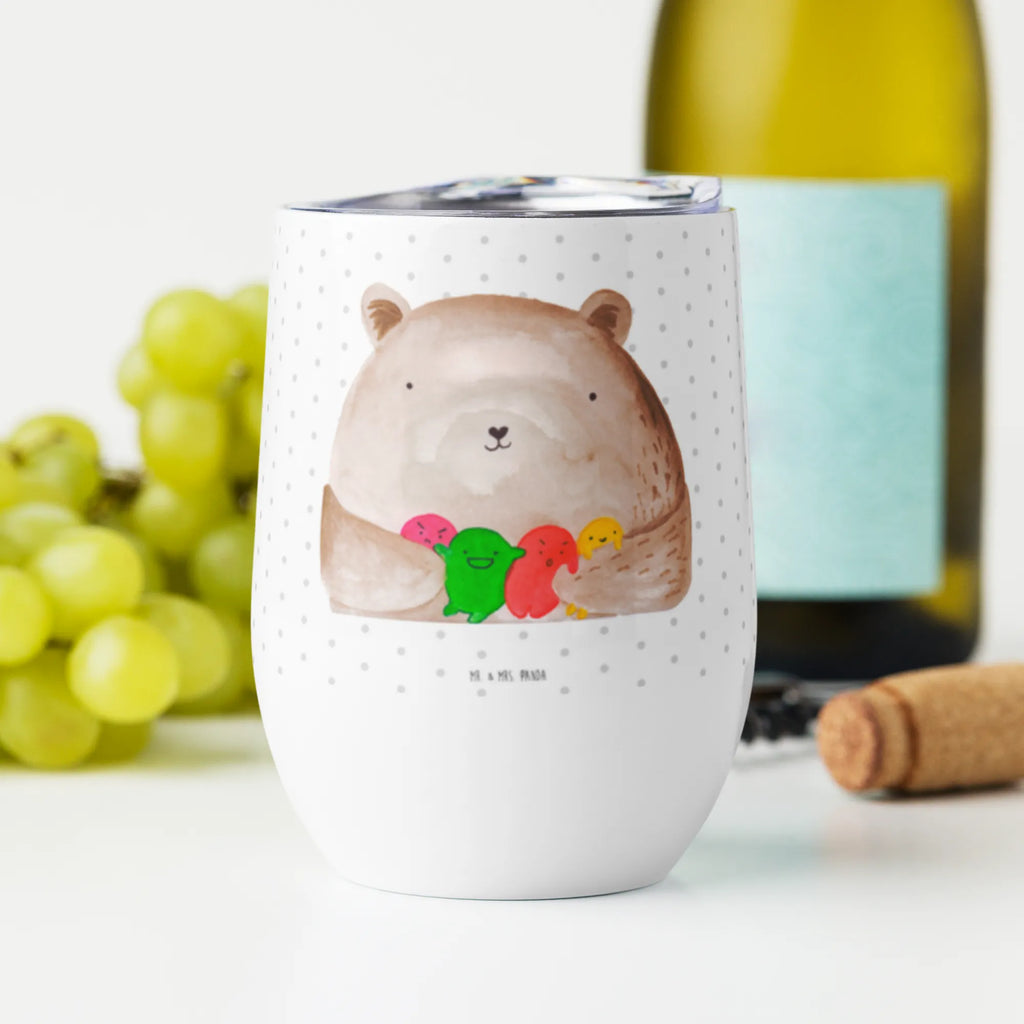 Wine cup bear Feeling wine travel tumbler, premium wine tumbler, stemless wine glasses, wine goblet, insulated tumbler, portable wine cup, mulled wine cup, wine tumbler, wine glasses, hot drinks, drinking cup, bear, teddy, teddy bear, cuddly toy, Madness, Bear