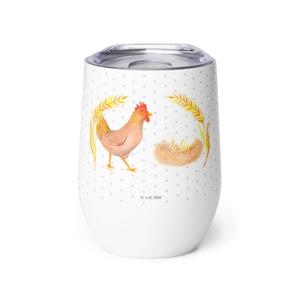 Kieliszek do wina kurczak Dumny Gospodarstwo, zwierzęta gospodarskie, rolnik, rolniczka